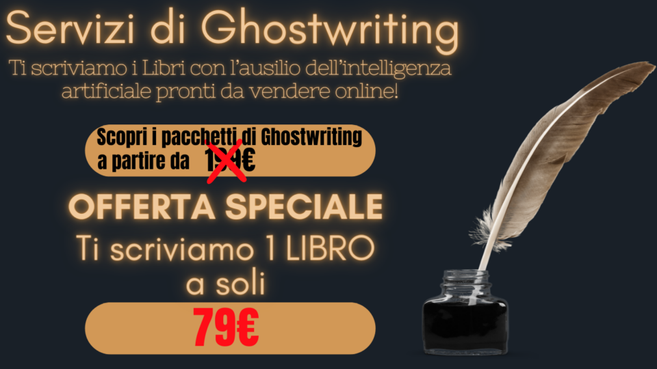 servizio di ghostwriting 79€